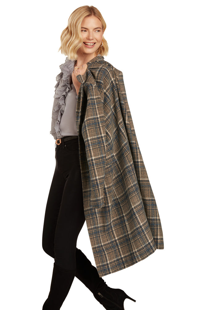 EMILIA PLAID COAT