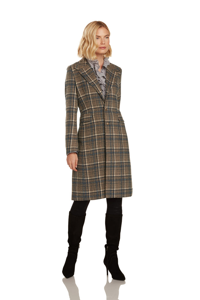 EMILIA PLAID COAT