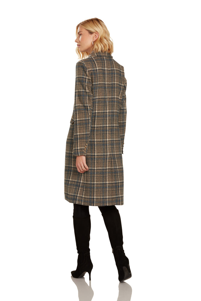 EMILIA PLAID COAT