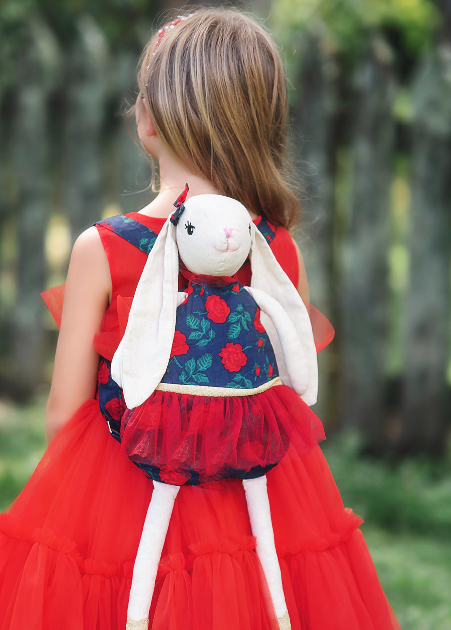 BUNNY BACKPACK NAVY FLORAL