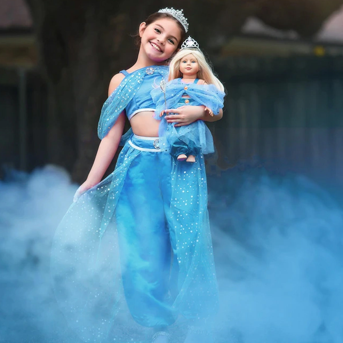 BLUE GENIE DOLL OUTFIT