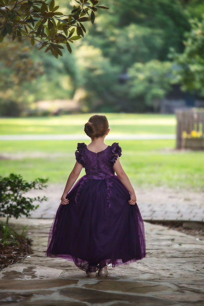 BIANCA GOWN EGGPLANT