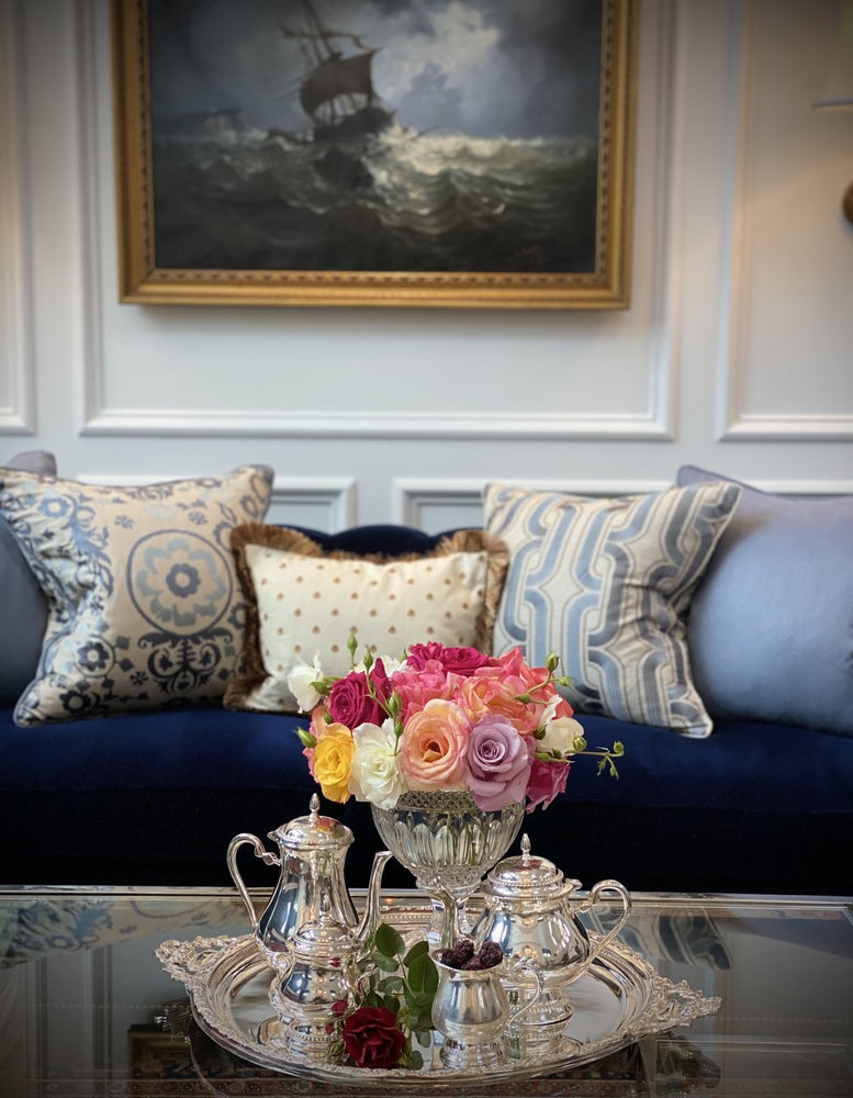 SILVER PLATED BUCKINGHAM PLATTER