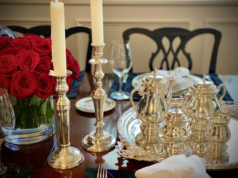 SILVER PLATED BUCKINGHAM PLATTER