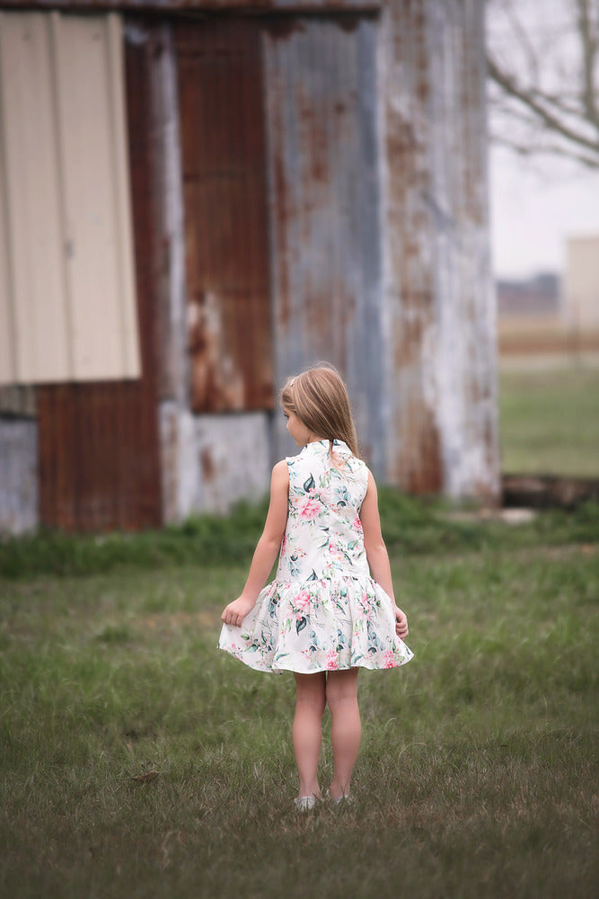 ADA DRESS IVORY FLORAL