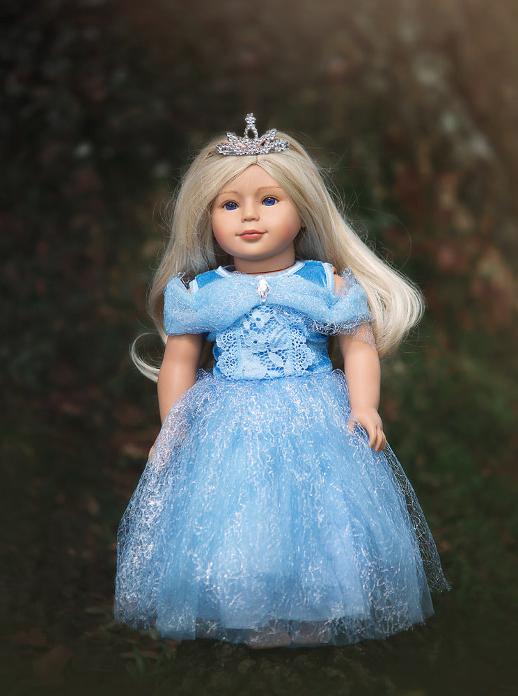 QUEEN OF THE KINGDOM DOLL DRESS