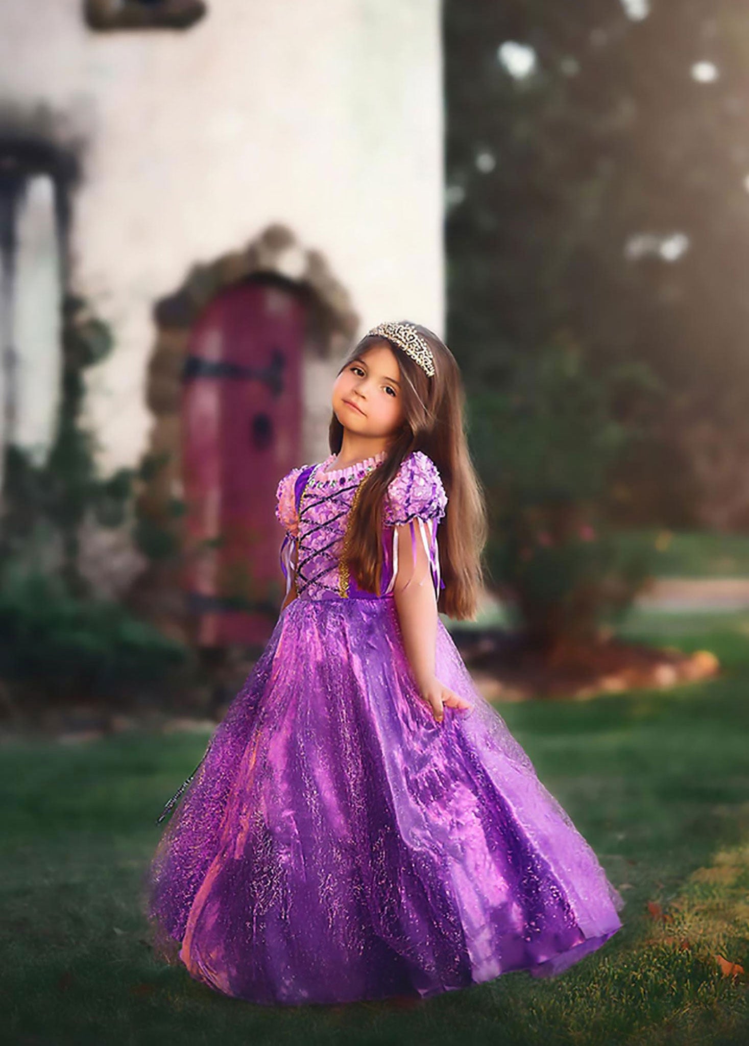 Princess Ladies Lilac Dress Princess Dress Up For Girls 4-6 Girls