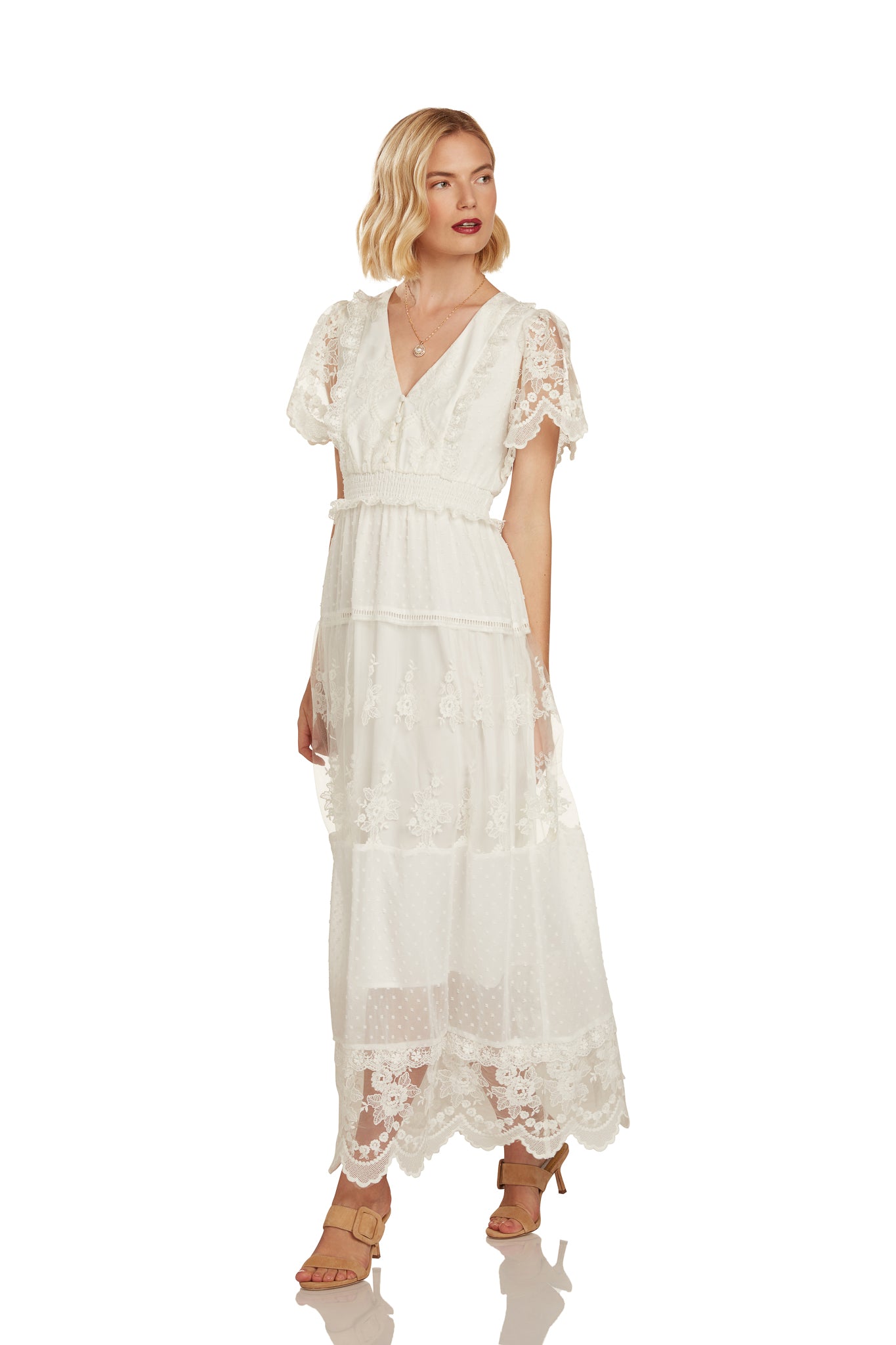 MARJORIE MAXI DRESS WHITE