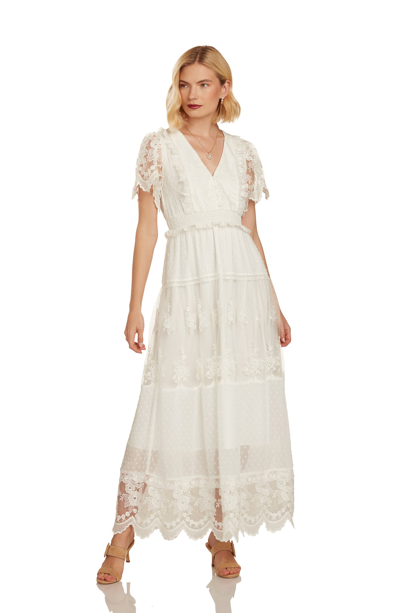 MARJORIE MAXI DRESS WHITE