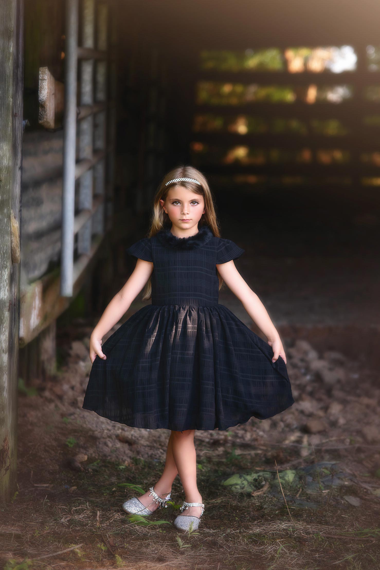 EVANGELINE DRESS BLACK