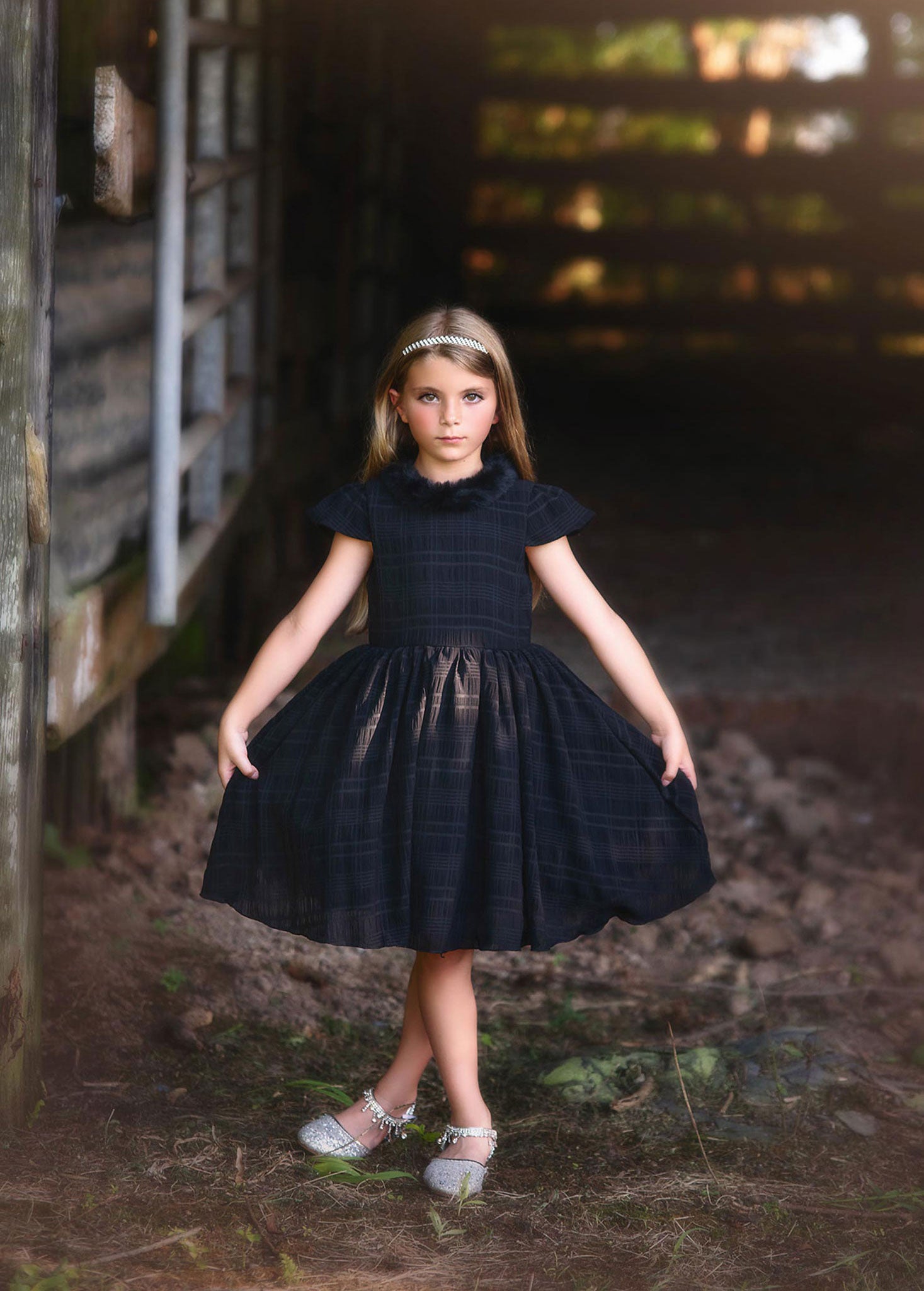 FALL DRESS SALE EVANGELINE DRESS BLACK