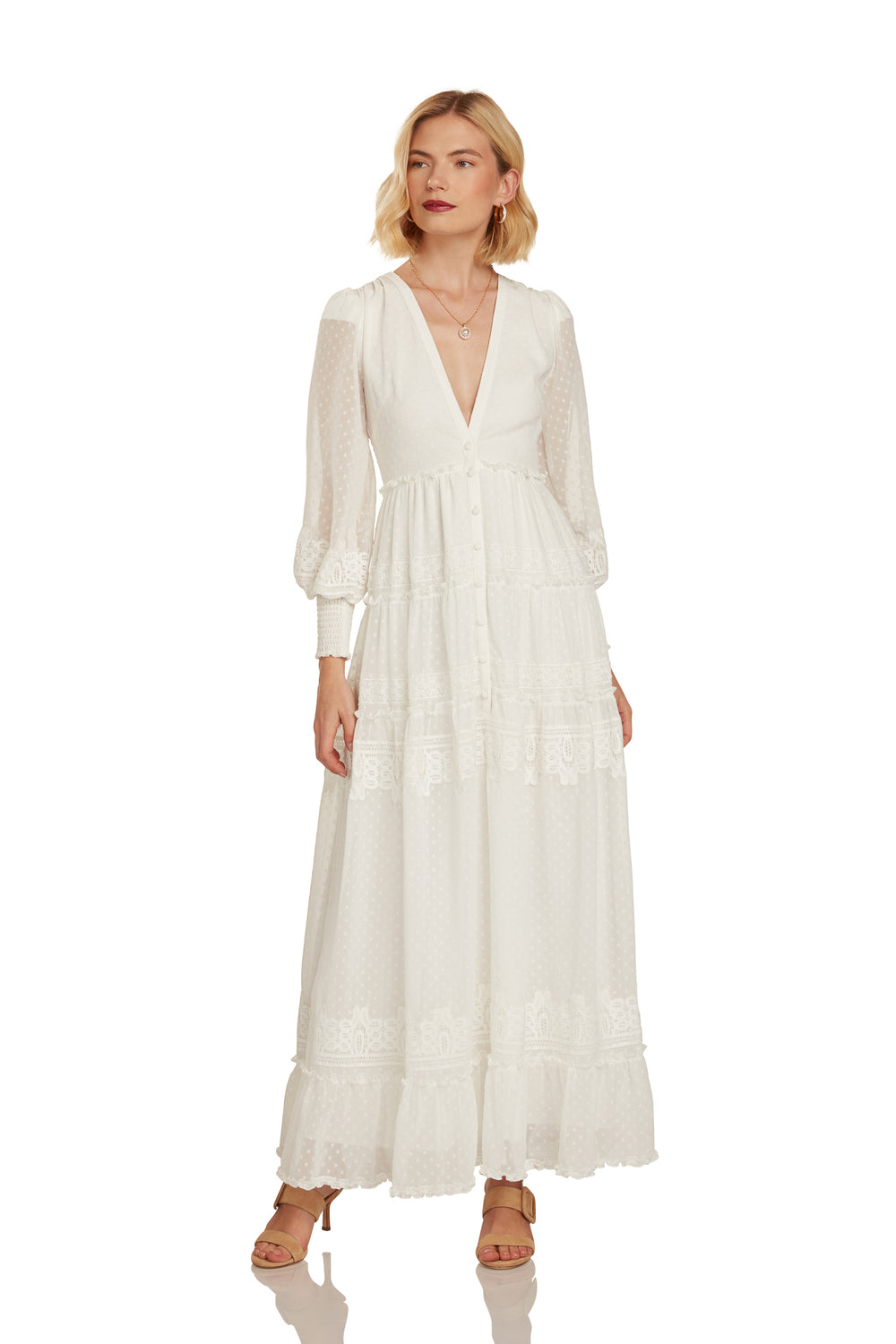 Sophia Maxi Dress - White main image 0