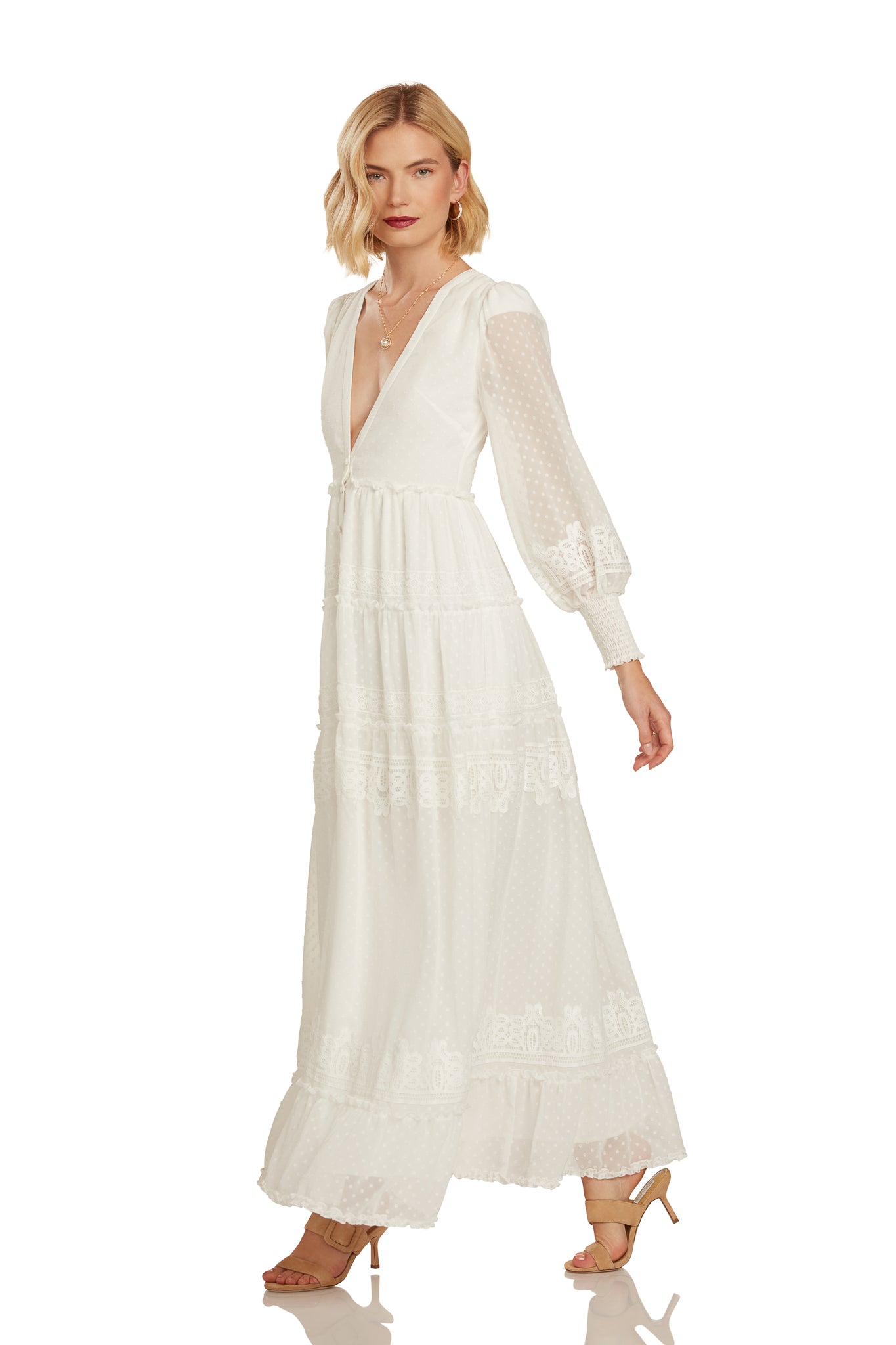 SOFIA MAXI DRESS WHITE