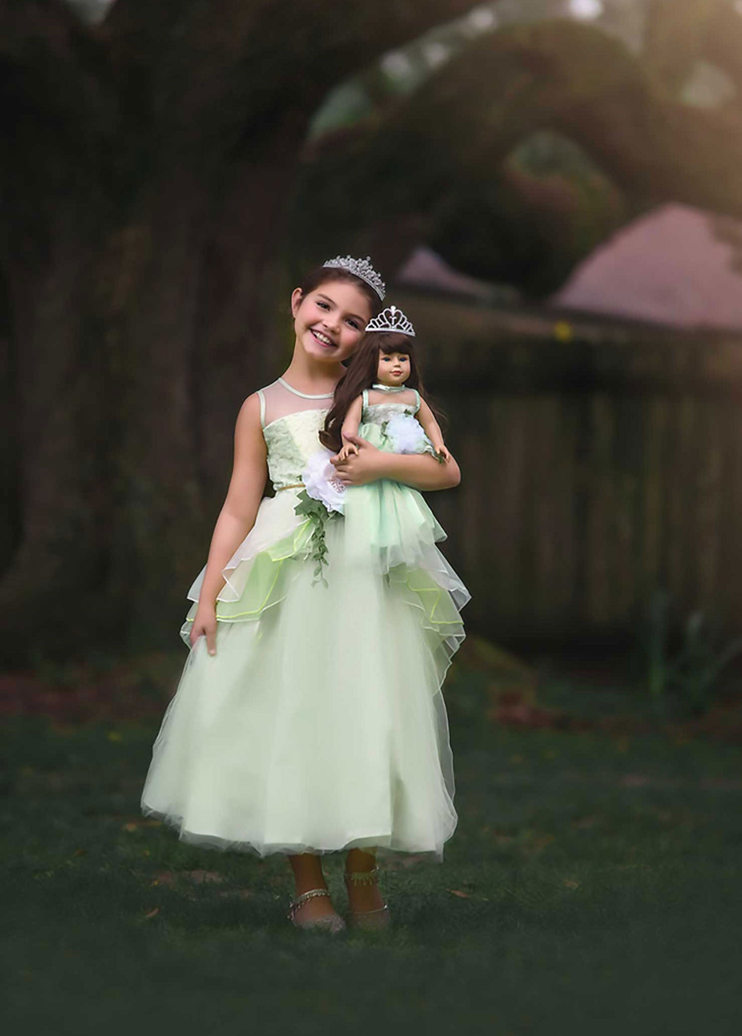 FROG PRINCESS DOLL GOWN