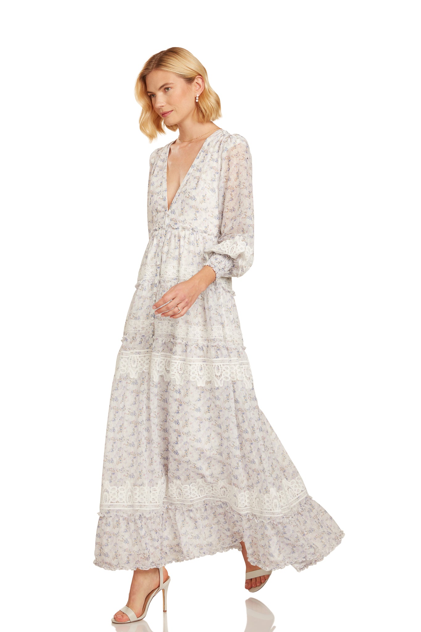 Sofia Maxi Dress Lavender Floral – TRISH SCULLY