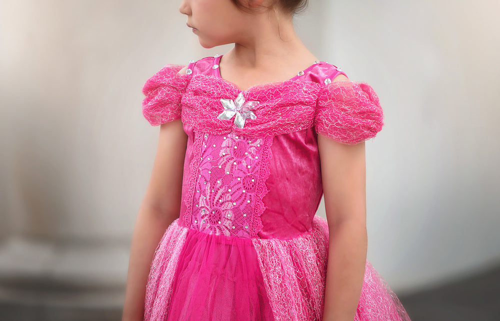 Pink Rose Princess Dress, Size 3-4 – Kol Kid