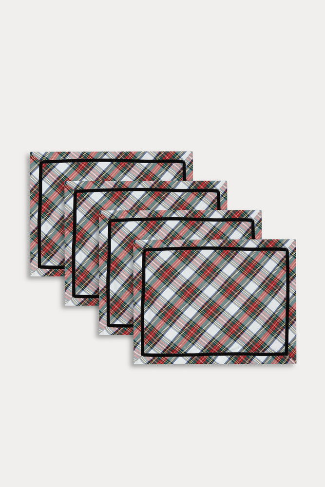 STEWART TARTAN PLACEMAT SET OF 4