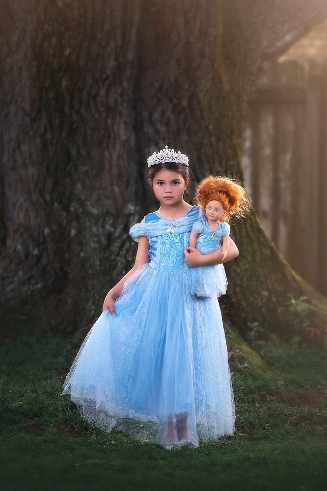 QUEEN OF THE KINGDOM DOLL DRESS