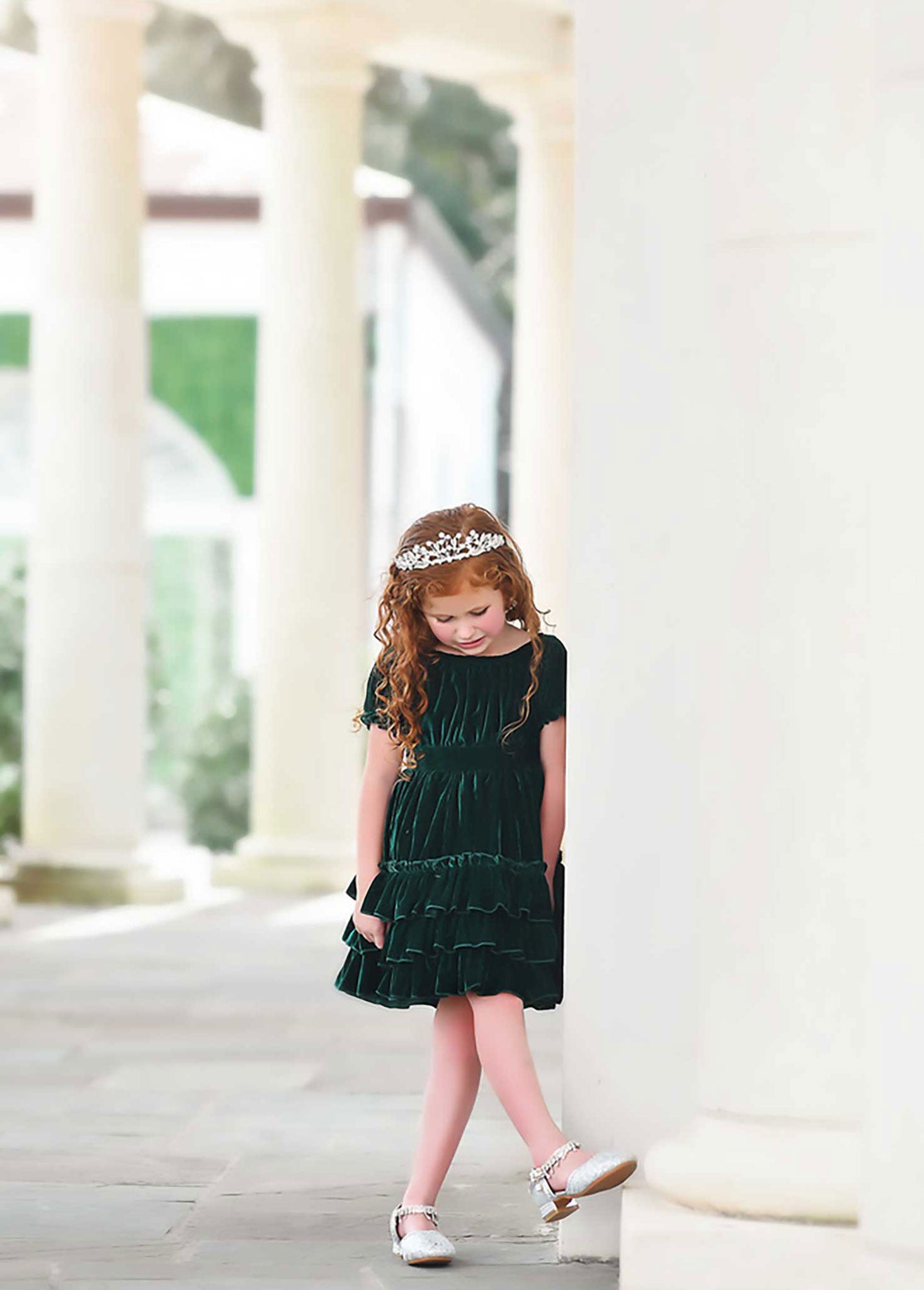 FALL DRESS SALE HOLLY DRESS EMERALD