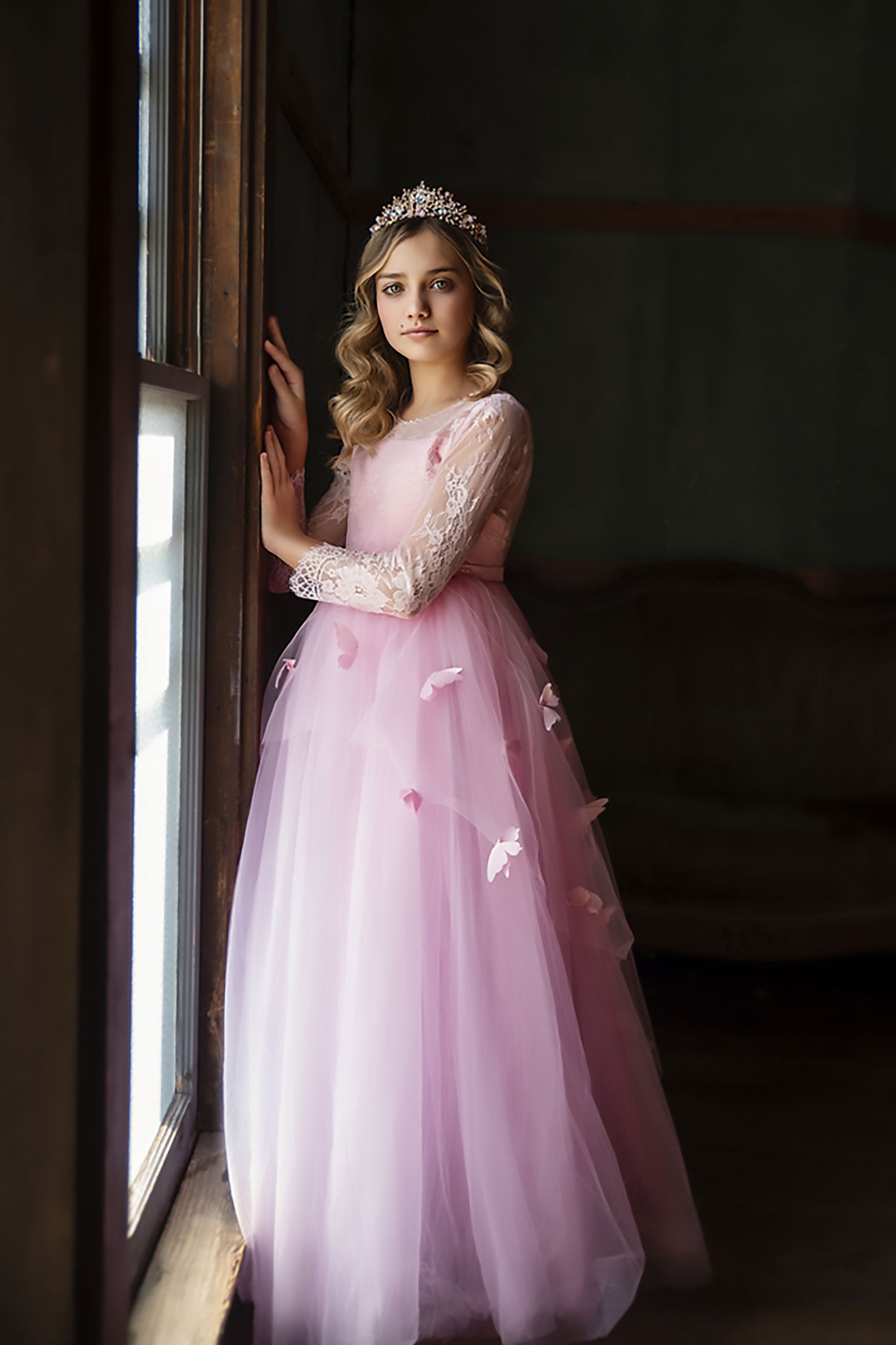 FLASH SALE MARIPOSA GOWN PINK