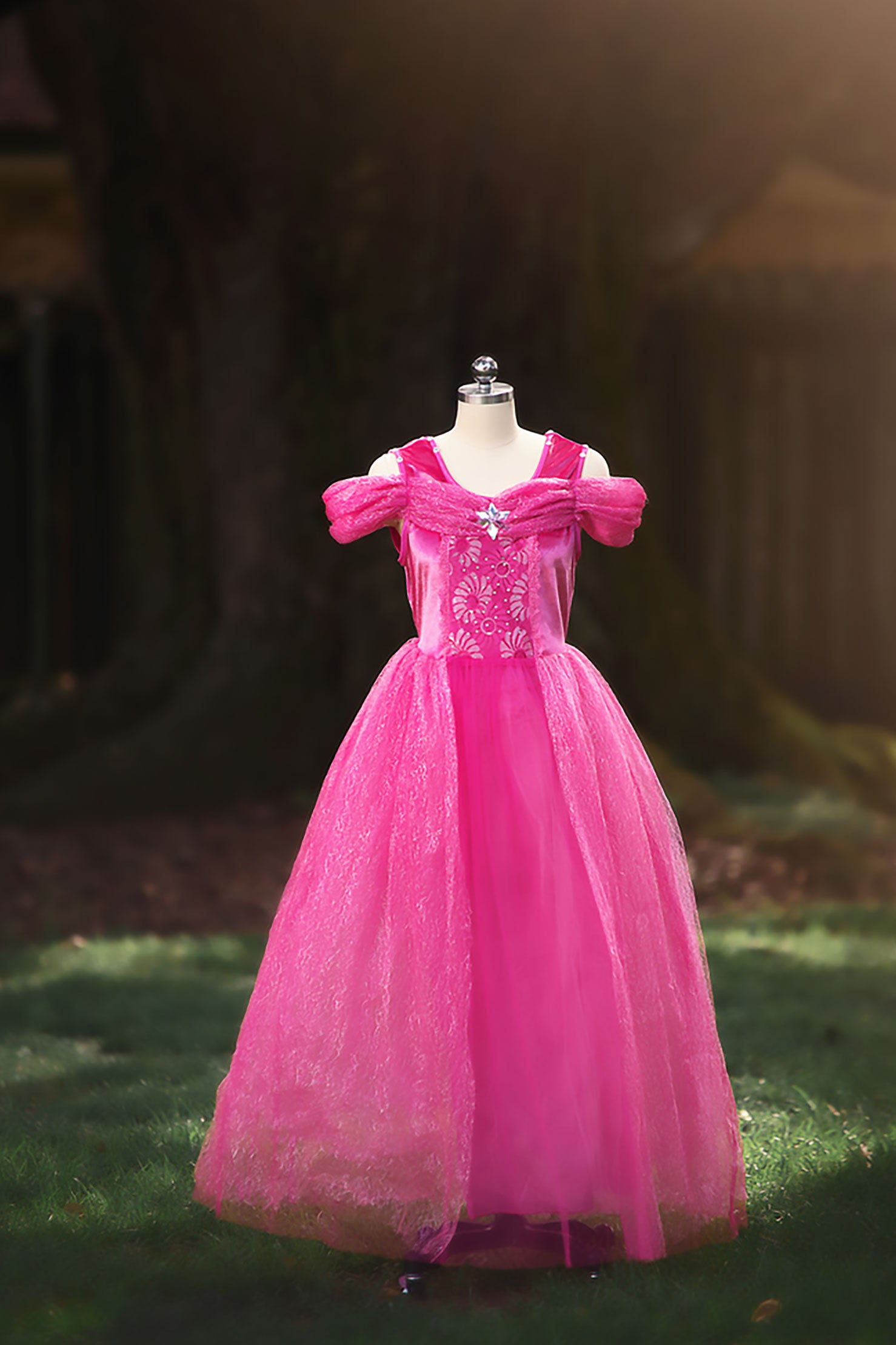 PINK PRINCESS GOWN FOR WOMEN