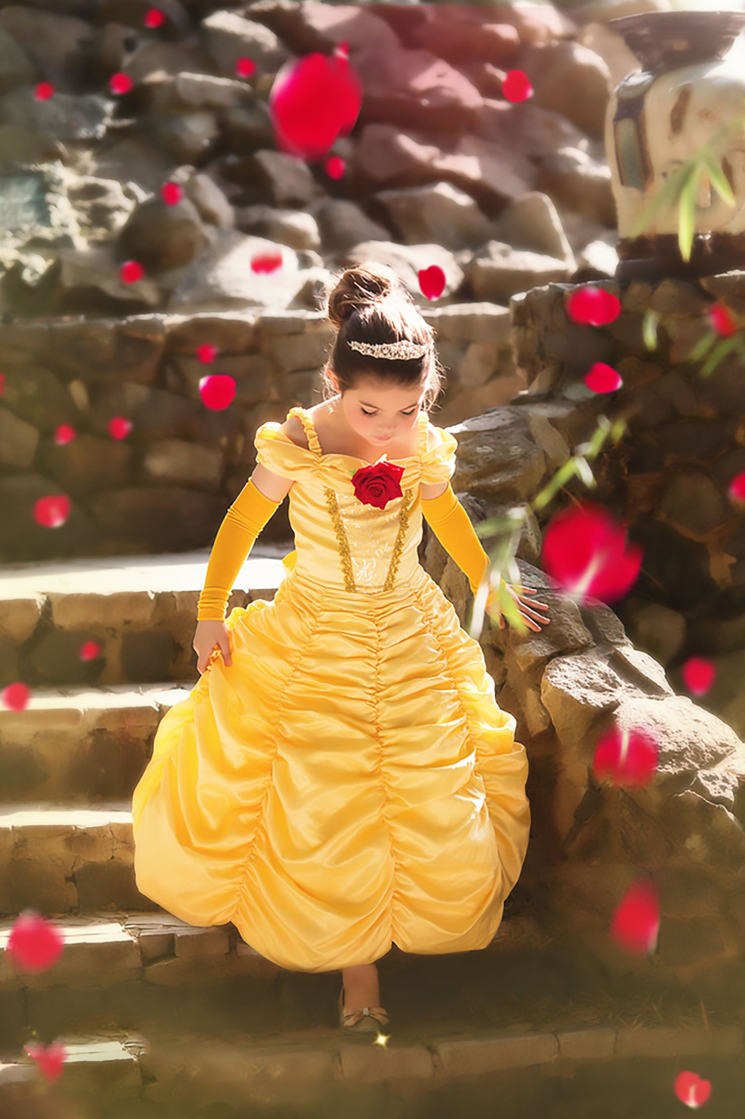 PRINCESS CHARLOTTE GOWN & GLOVE SET