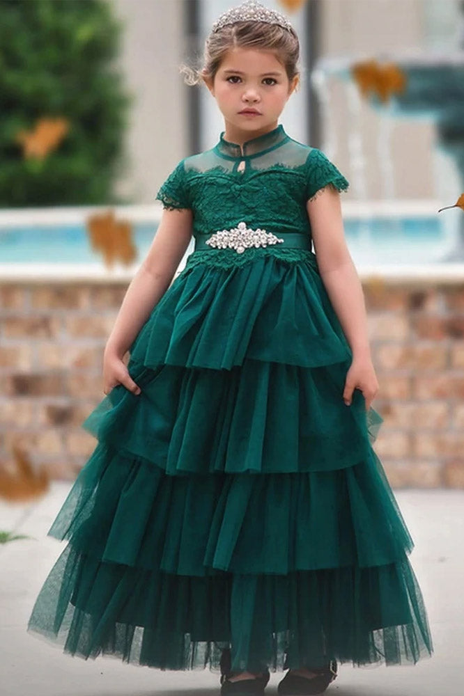 ARIANA GOWN & BELT SET EMERALD