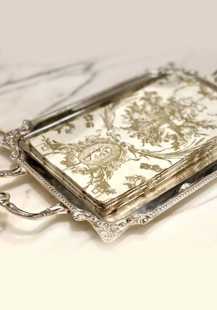 SILVER PLATED CLARENCE TRAY