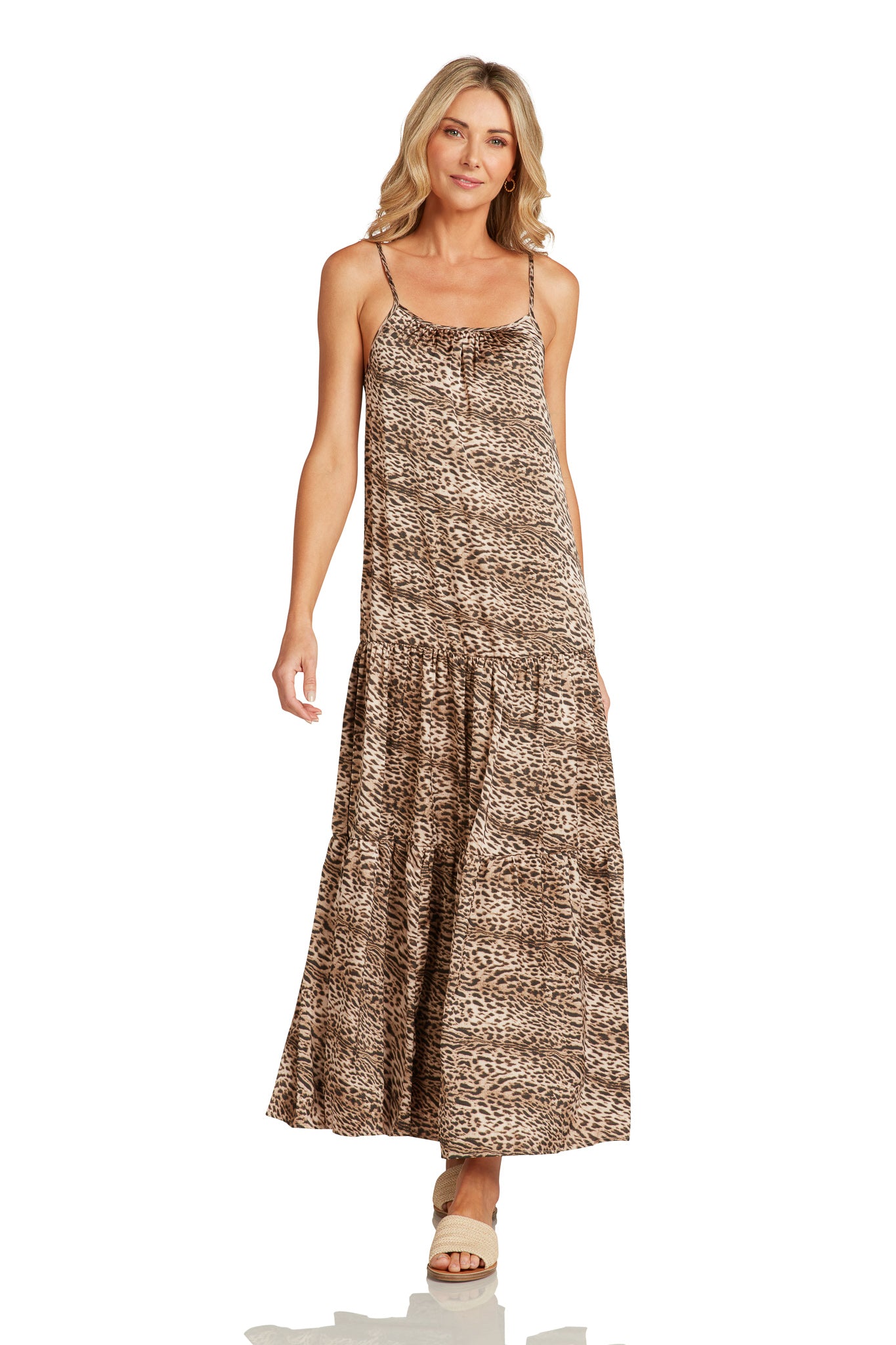 ALEXA MAXI DRESS LEOPARD