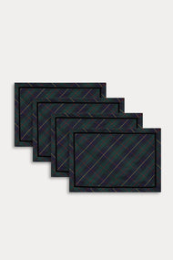 BLACK WATCH TARTAN PLACEMAT SET OF 4