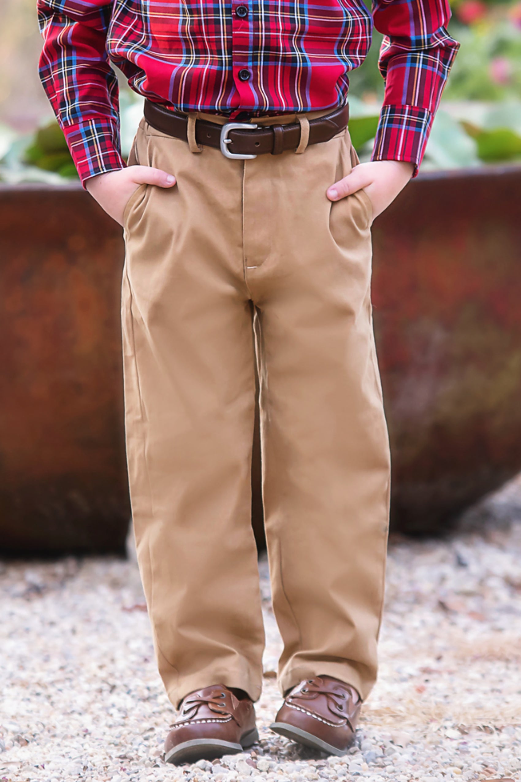 HENRY PANT CAMEL