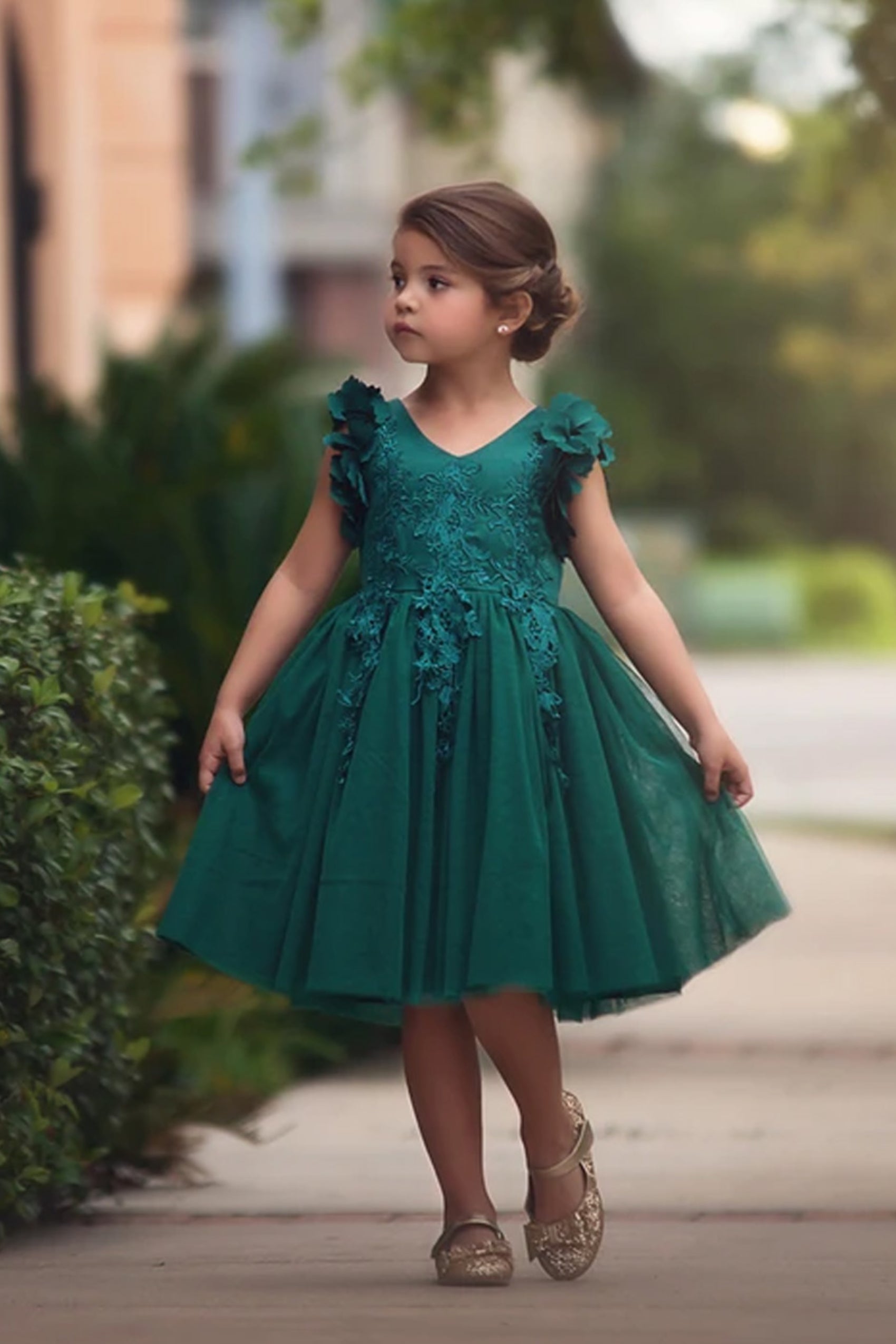 FALL DRESS SALE BIANCA DRESS EMERALD