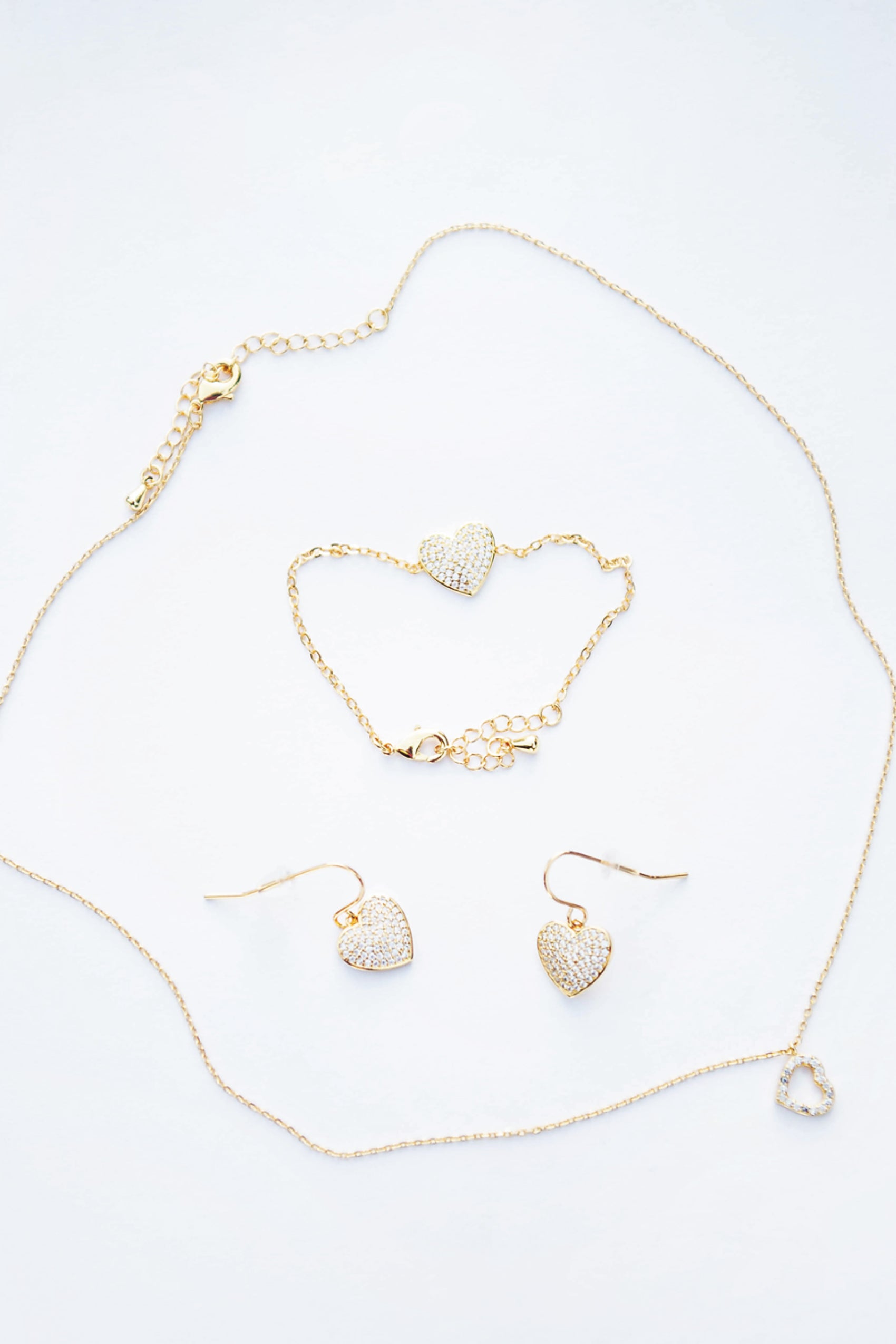 HEART 3-PC JEWELRY SET