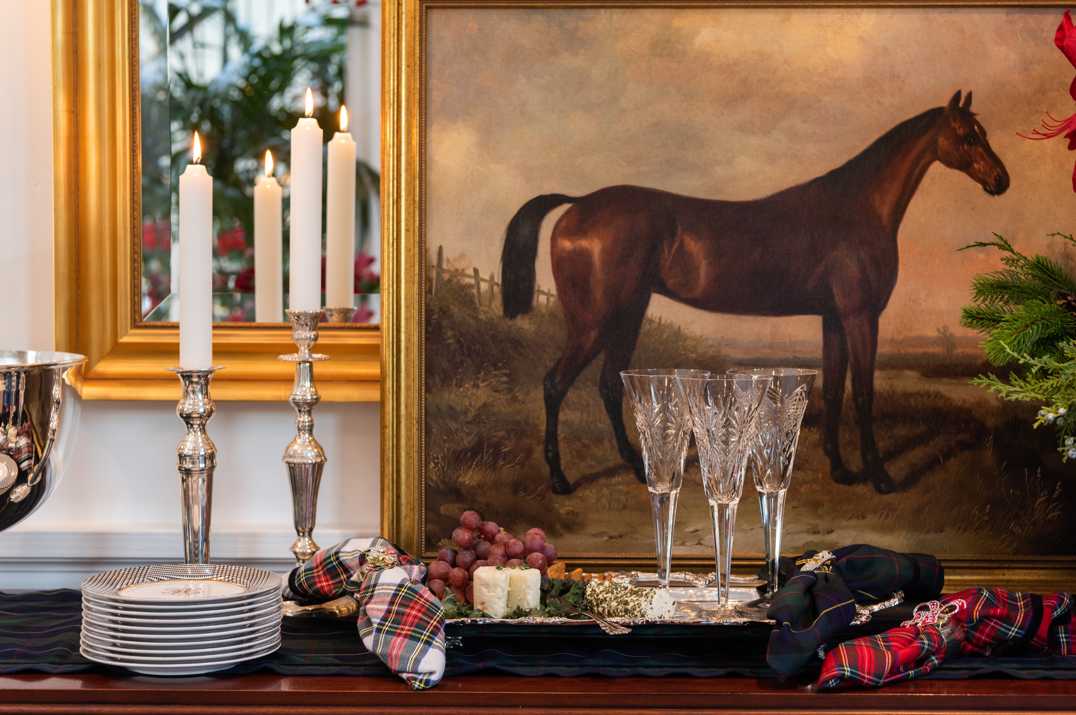 BLACK WATCH TABLE RUNNER