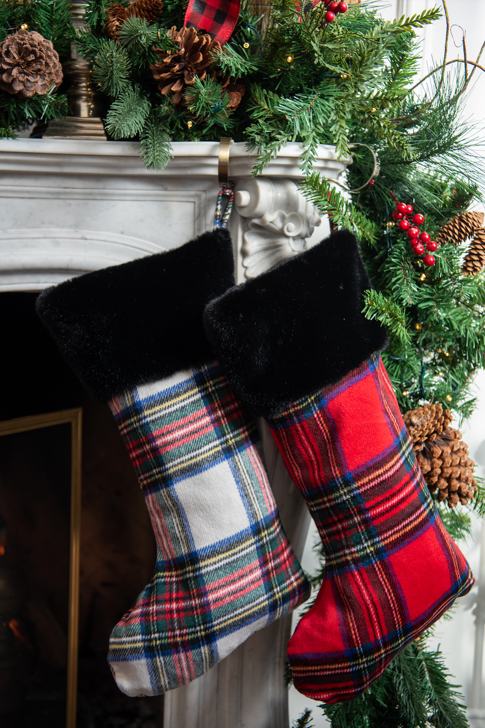 ST. ANDREWS TARTAN STOCKING CRIMSON