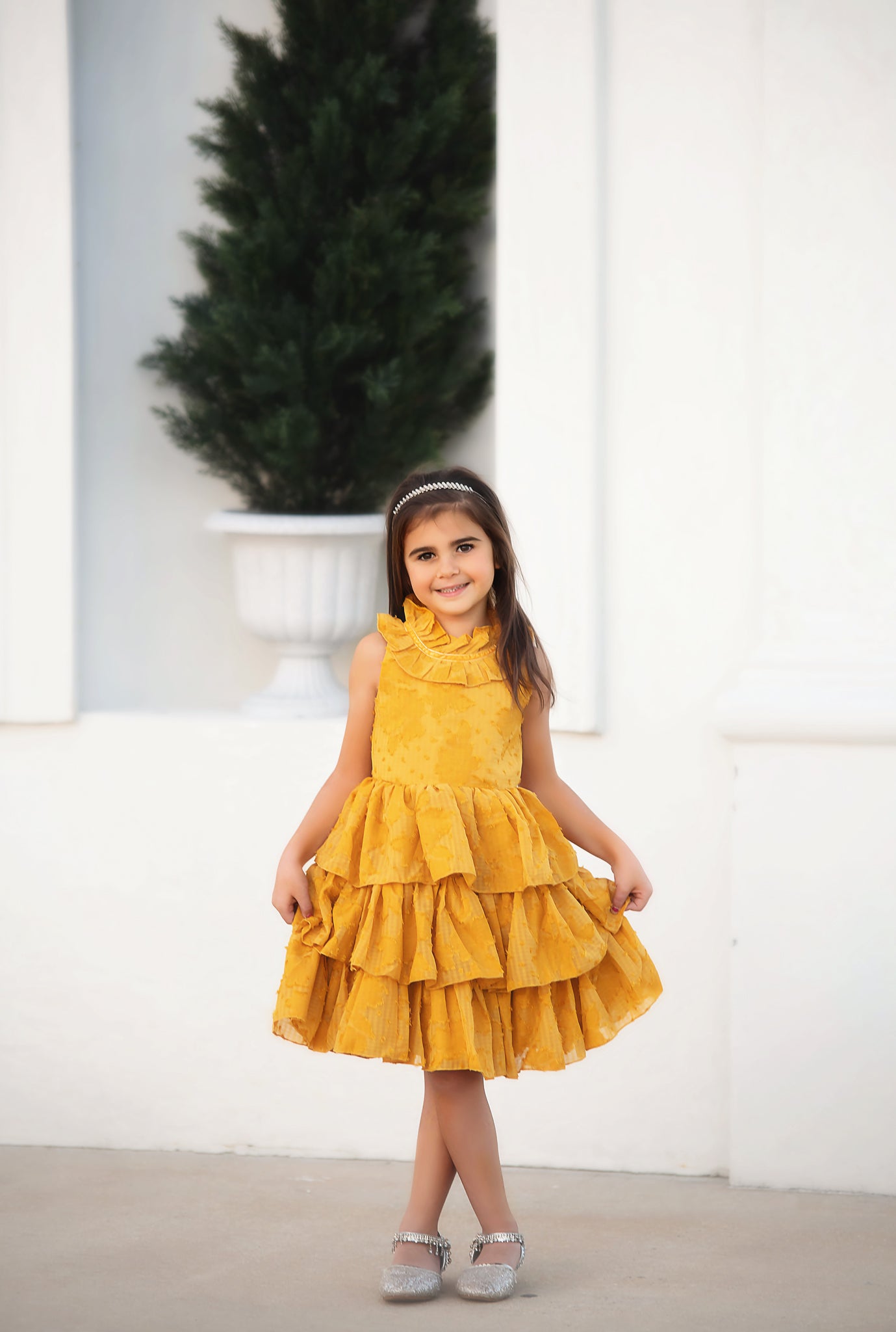 JOELLE DRESS SUNFLOWER