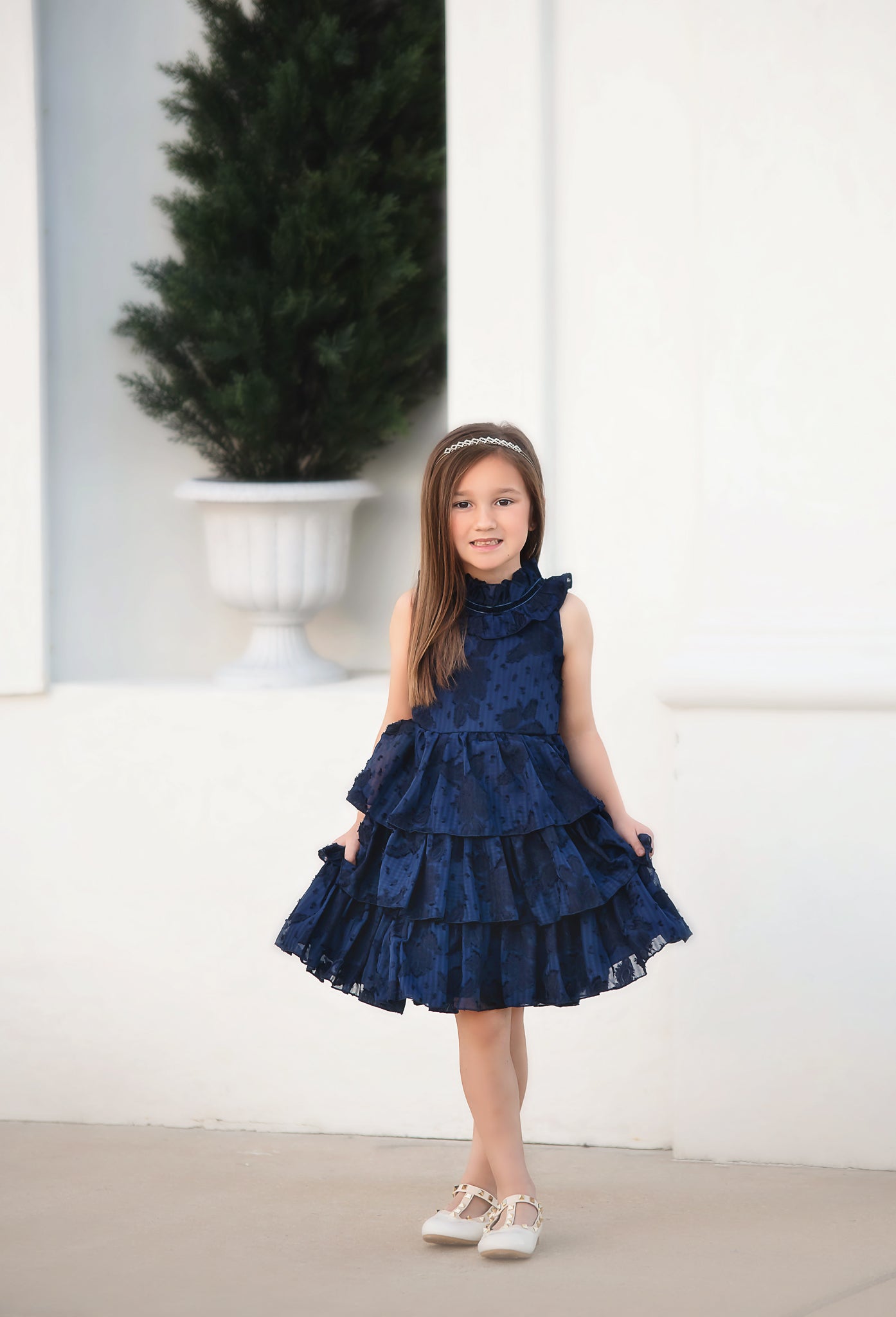 JOELLE DRESS NAVY