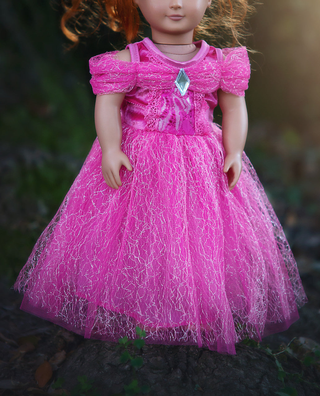 PINK PRINCESS DOLL DRESS