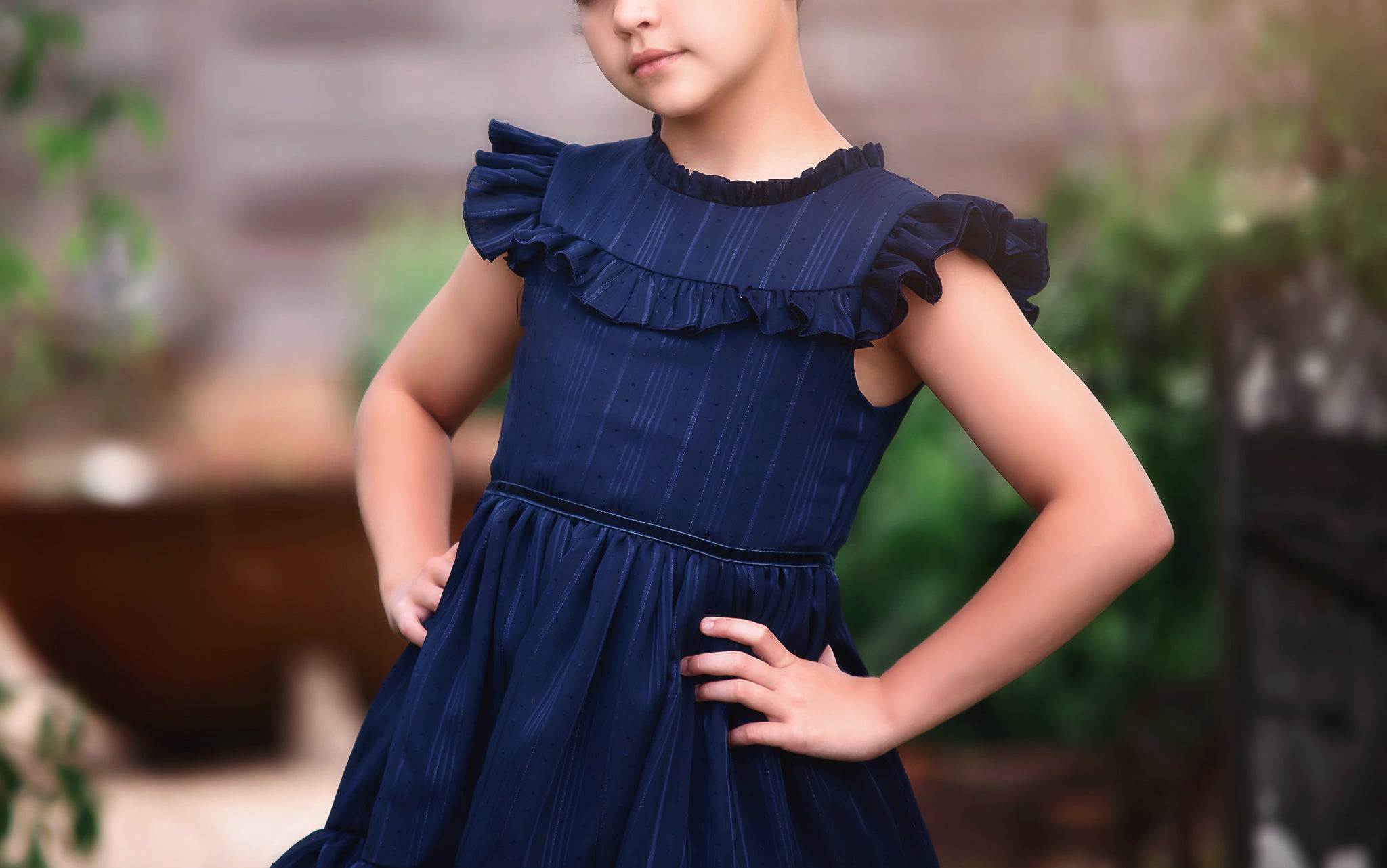 ELODIE DRESS NAVY