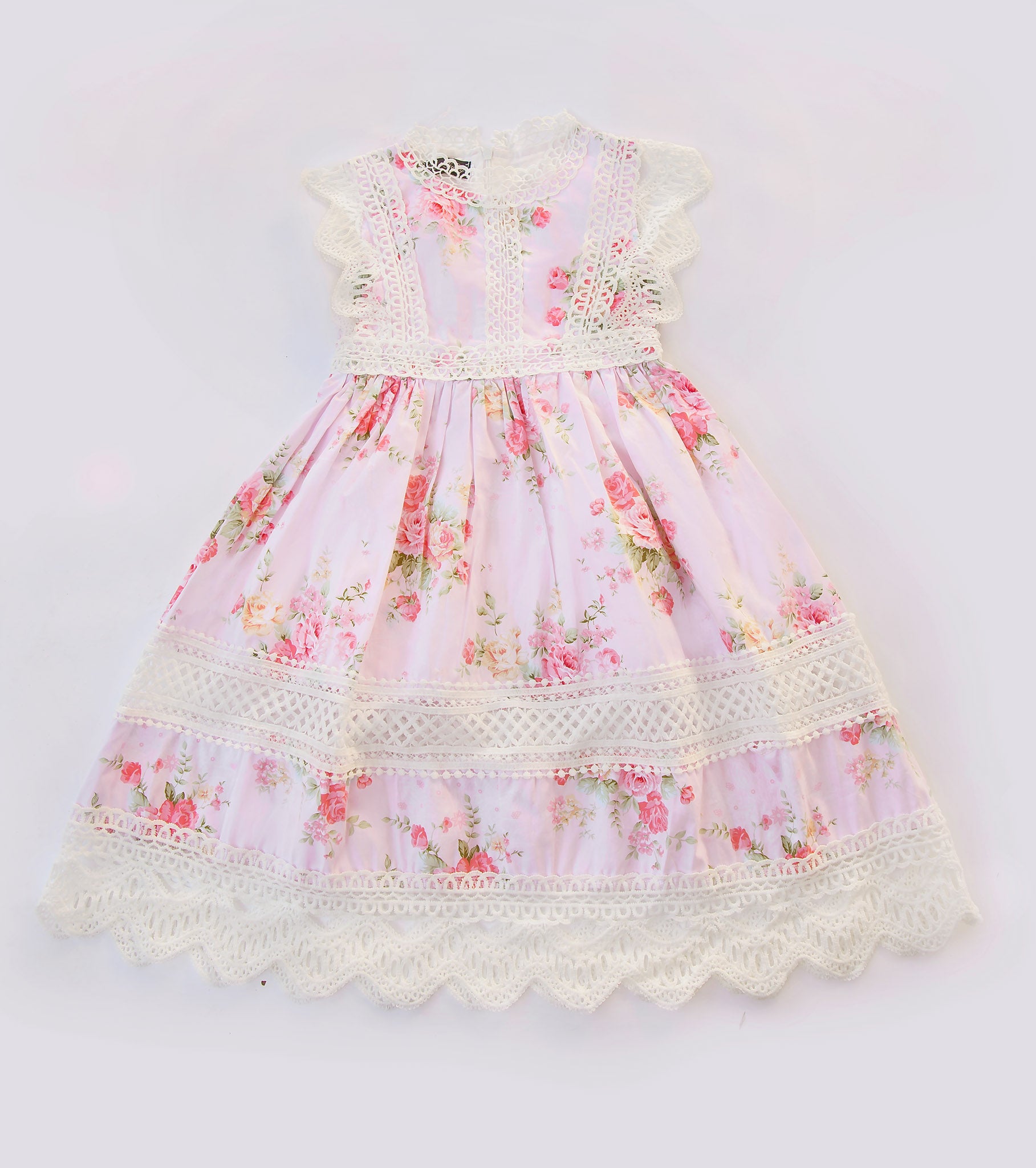 EVERLY DRESS PROVINCIAL PINK FLORAL