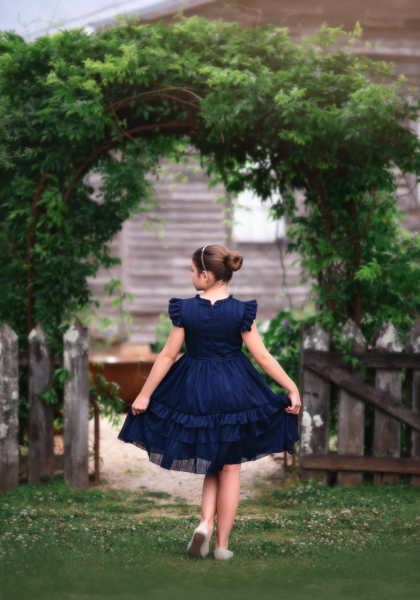 ELODIE DRESS NAVY