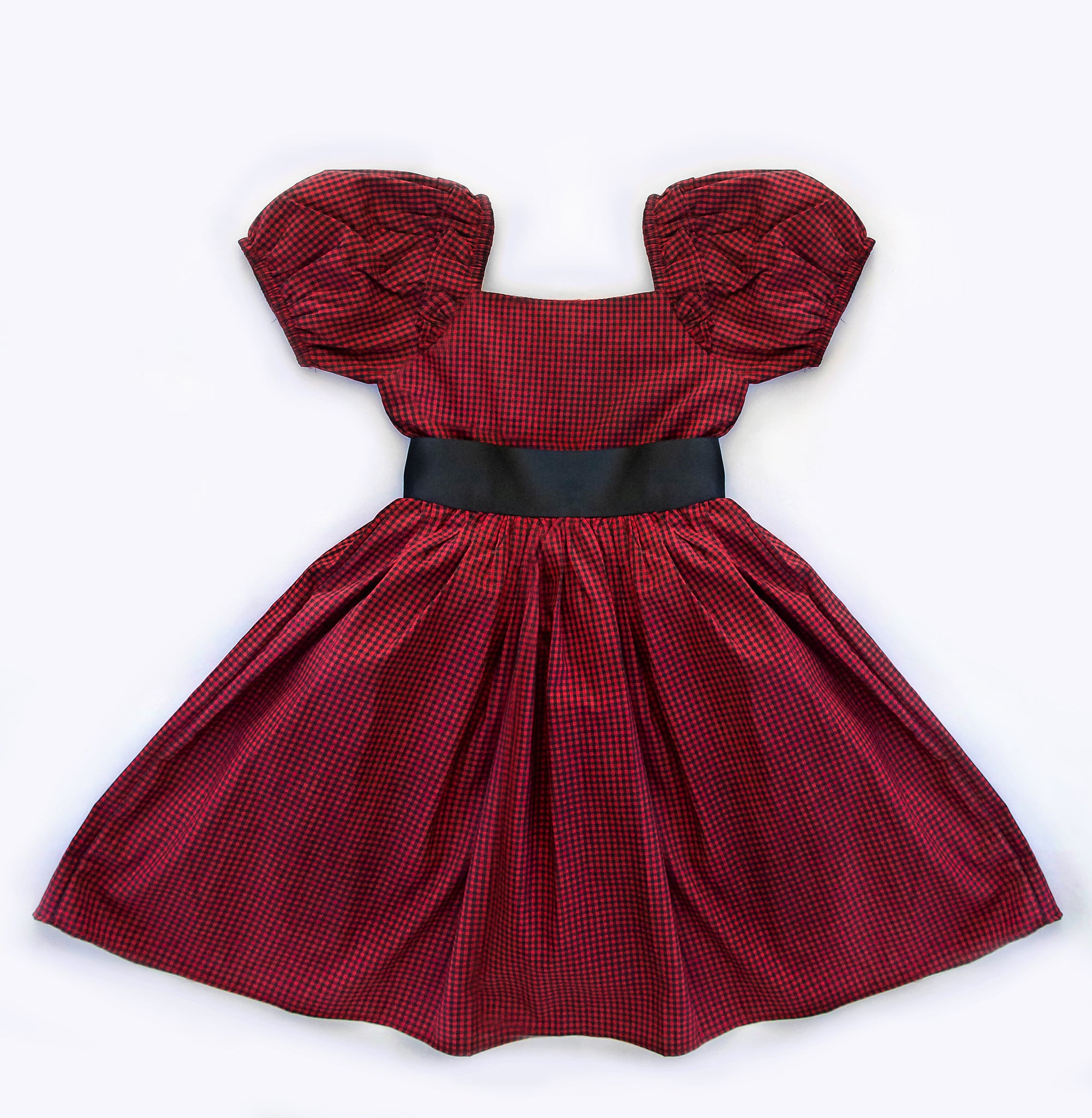 ARIELLE DRESS CRIMSON BUFFALO CHECK