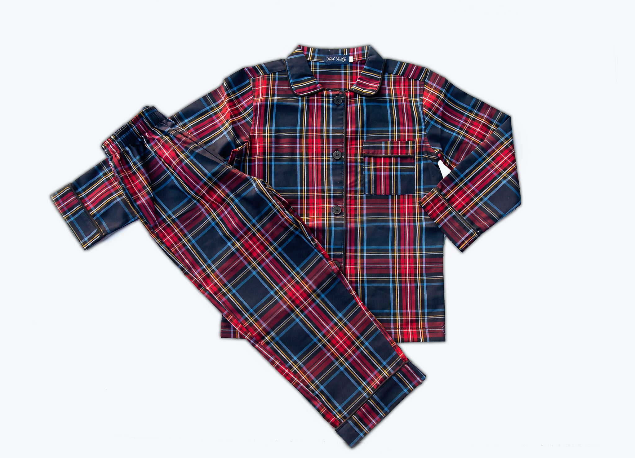 UNISEX KIDS BLYTHE PAJAMAS TARTAN - Main Image