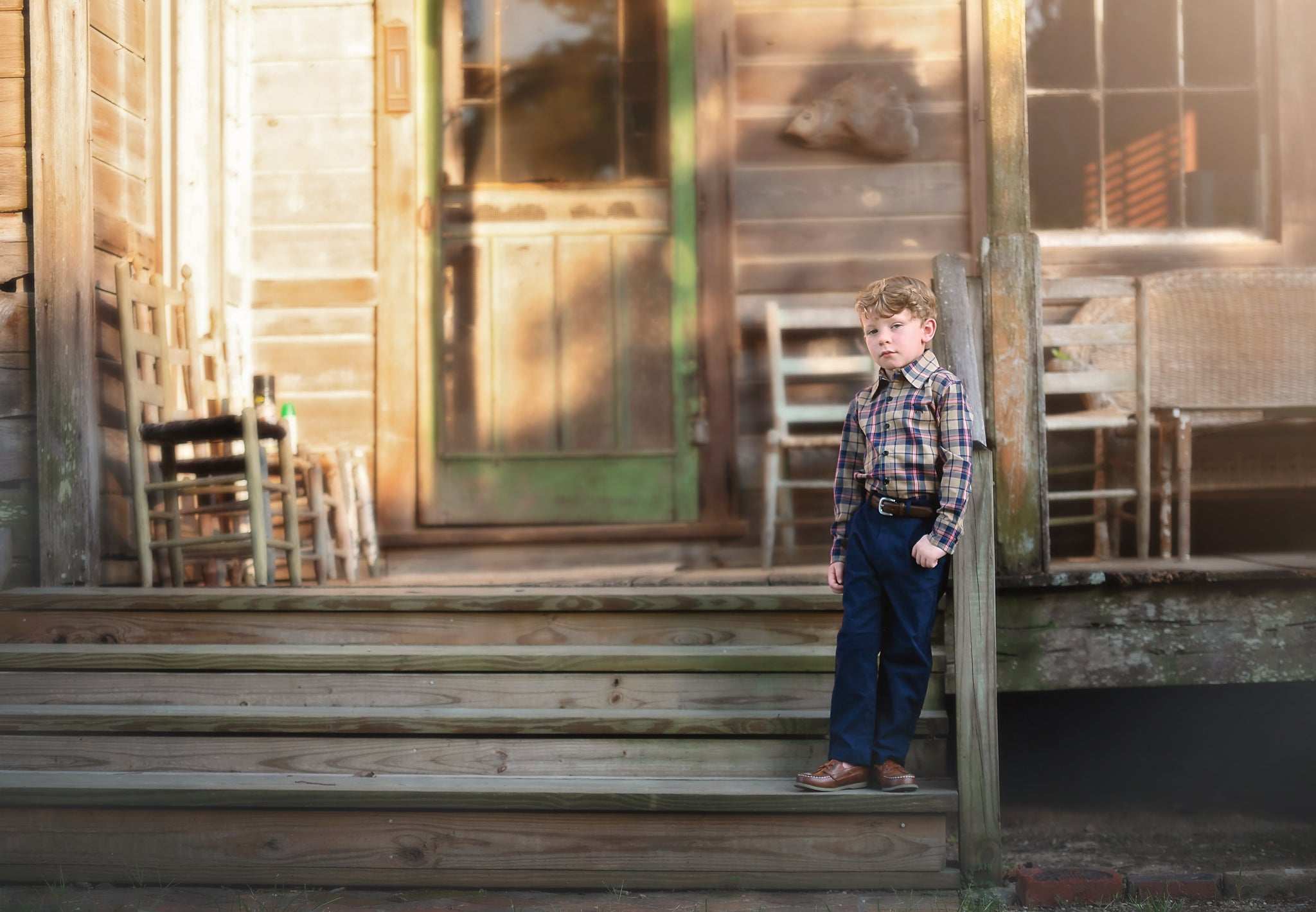 ARCHIE BUTTON DOWN MCLEOD TARTAN