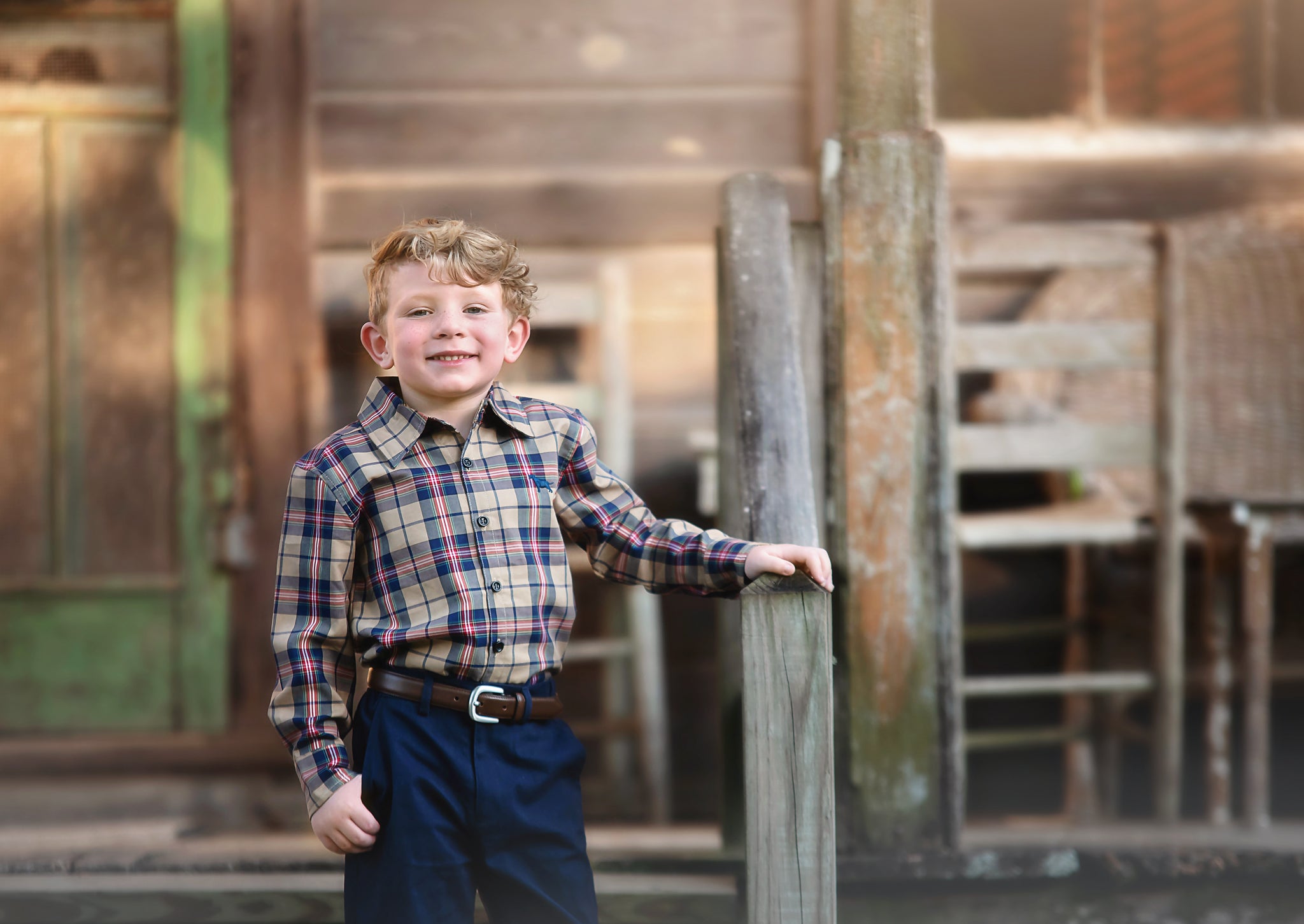 ARCHIE BUTTON DOWN MCLEOD TARTAN