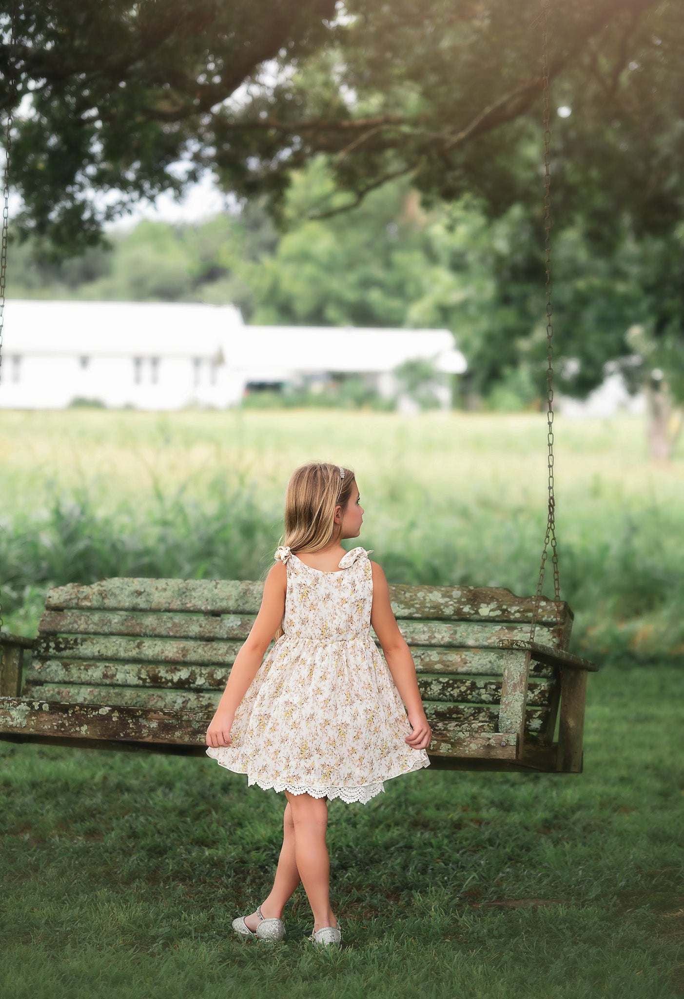 VIOLETTE REVERSIBLE DRESS IVORY FLORAL